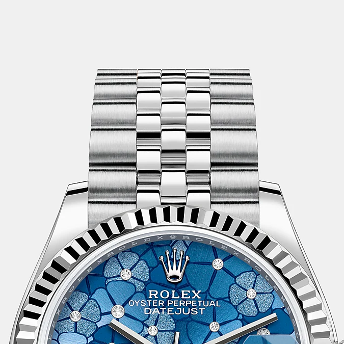 Datejust 31mm, Oystersteel and 18k White Gold and Diamonds, Ref# 278274-0036