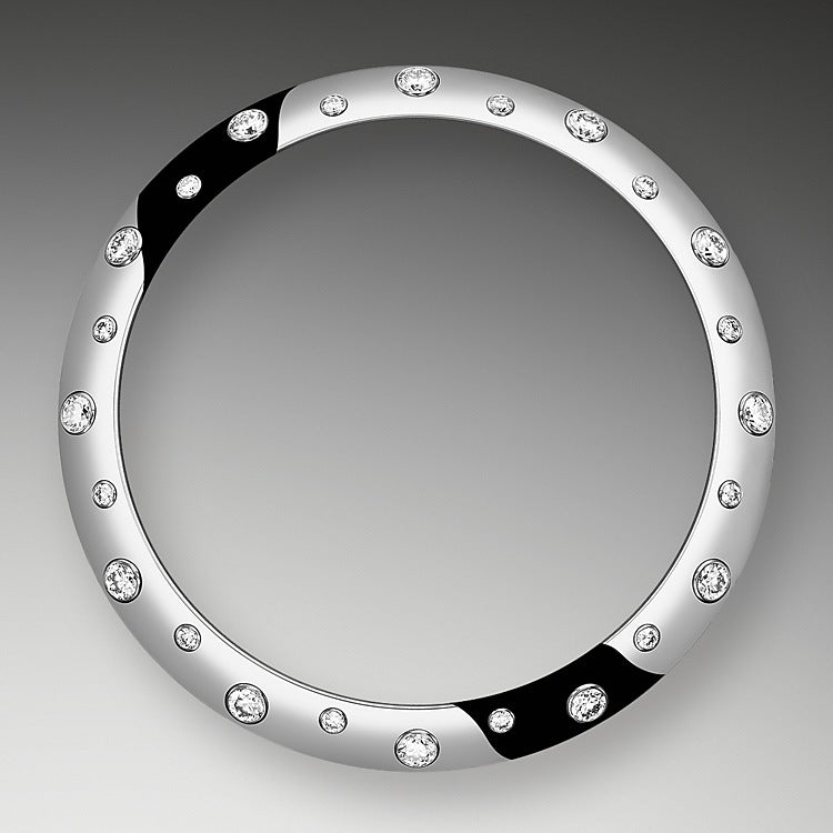 Datejust 31mm, Oystersteel and 18k White Gold with Diamonds, Ref# 278344rbr-0038