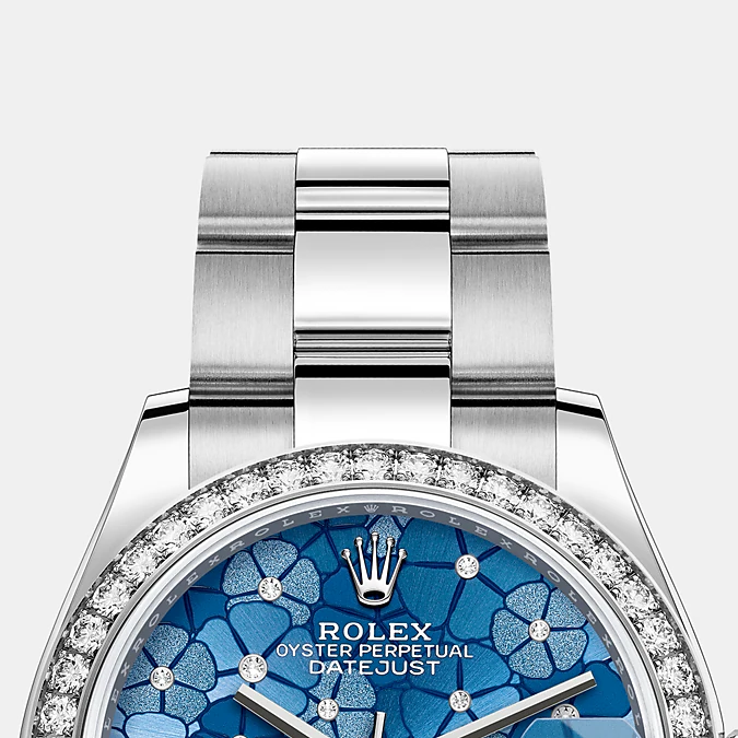 Datejust 31mm, Oystersteel and 18k White Gold with Diamonds, Ref# 278384rbr-0039