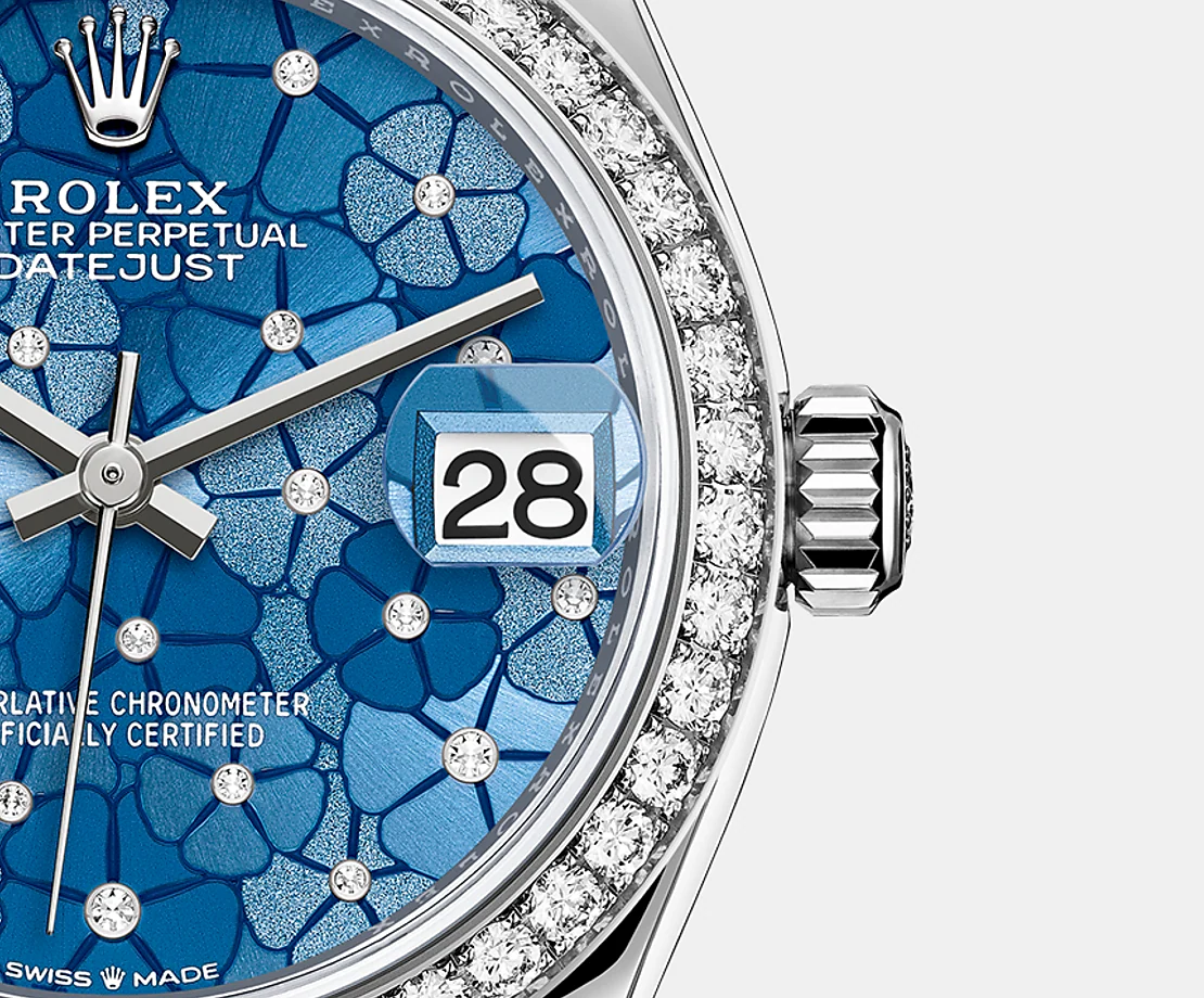 Datejust 31mm, Oystersteel and 18k White Gold with Diamonds, Ref# 278384rbr-0040