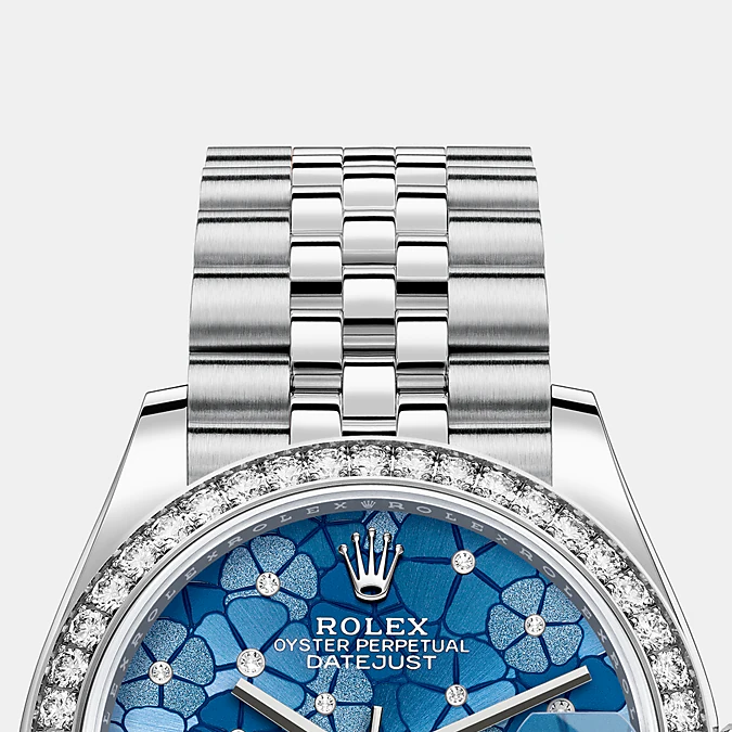 Datejust 31mm, Oystersteel and 18k White Gold with Diamonds, Ref# 278384rbr-0040