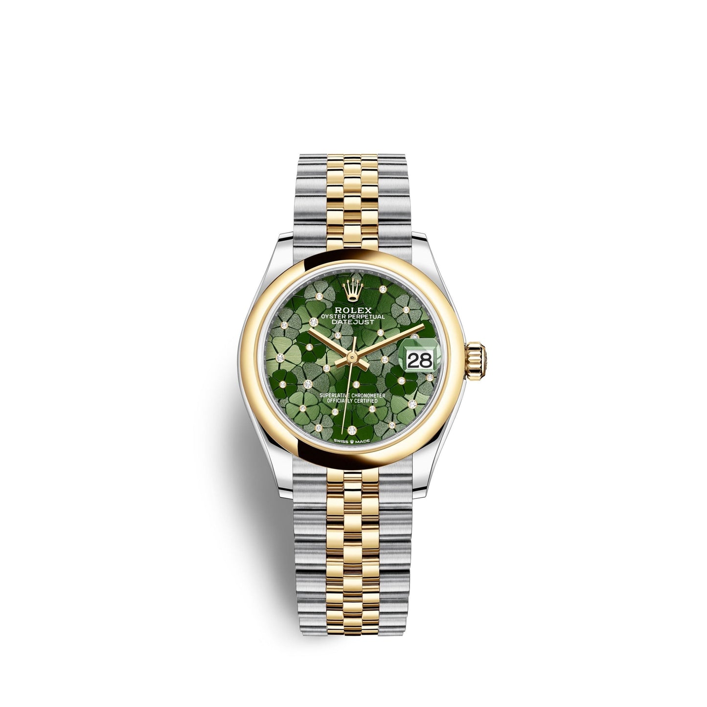 Datejust 31mm, Oystersteel and 18k Yellow Gold and Diamonds, Ref# 278243-0032