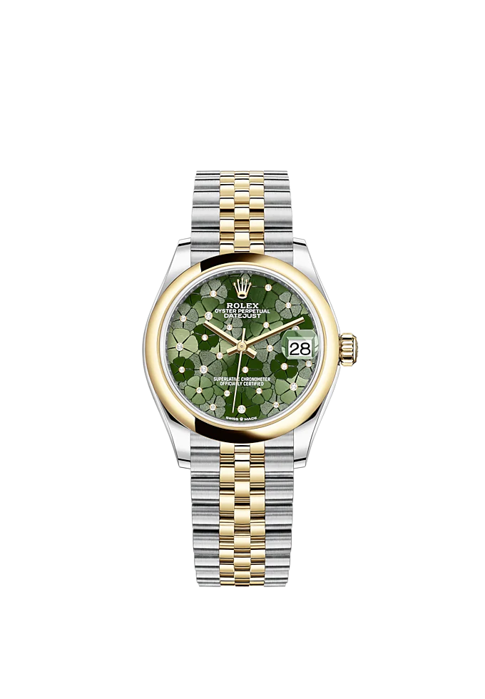 Datejust 31mm, Oystersteel and 18k Yellow Gold and Diamonds, Ref# 278243-0032
