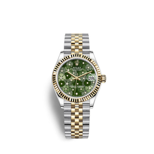 Datejust 31mm, Oystersteel and 18k Yellow Gold and Diamonds, Ref# 278273-0032