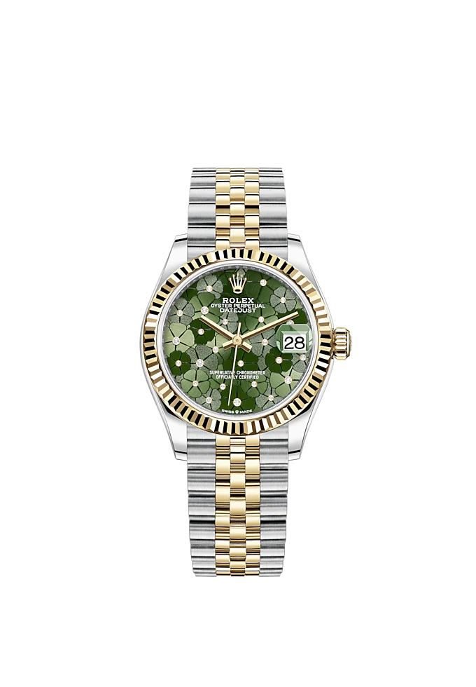 Datejust 31mm, Oystersteel and 18k Yellow Gold and Diamonds, Ref# 278273-0032