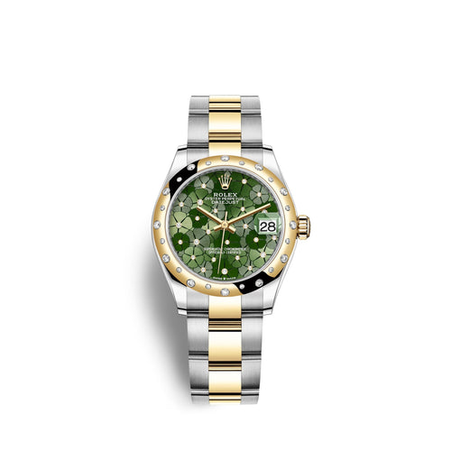 Datejust 31mm, Oystersteel and 18k Yellow Gold with Diamonds, Ref# 278343rbr-0031