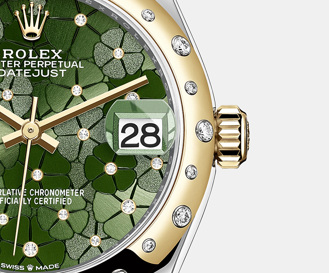 Datejust 31mm, Oystersteel and 18k Yellow Gold with Diamonds, Ref# 278343rbr-0032