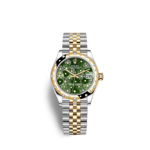 Datejust 31mm, Oystersteel and 18k Yellow Gold with Diamonds, Ref# 278343rbr-0032