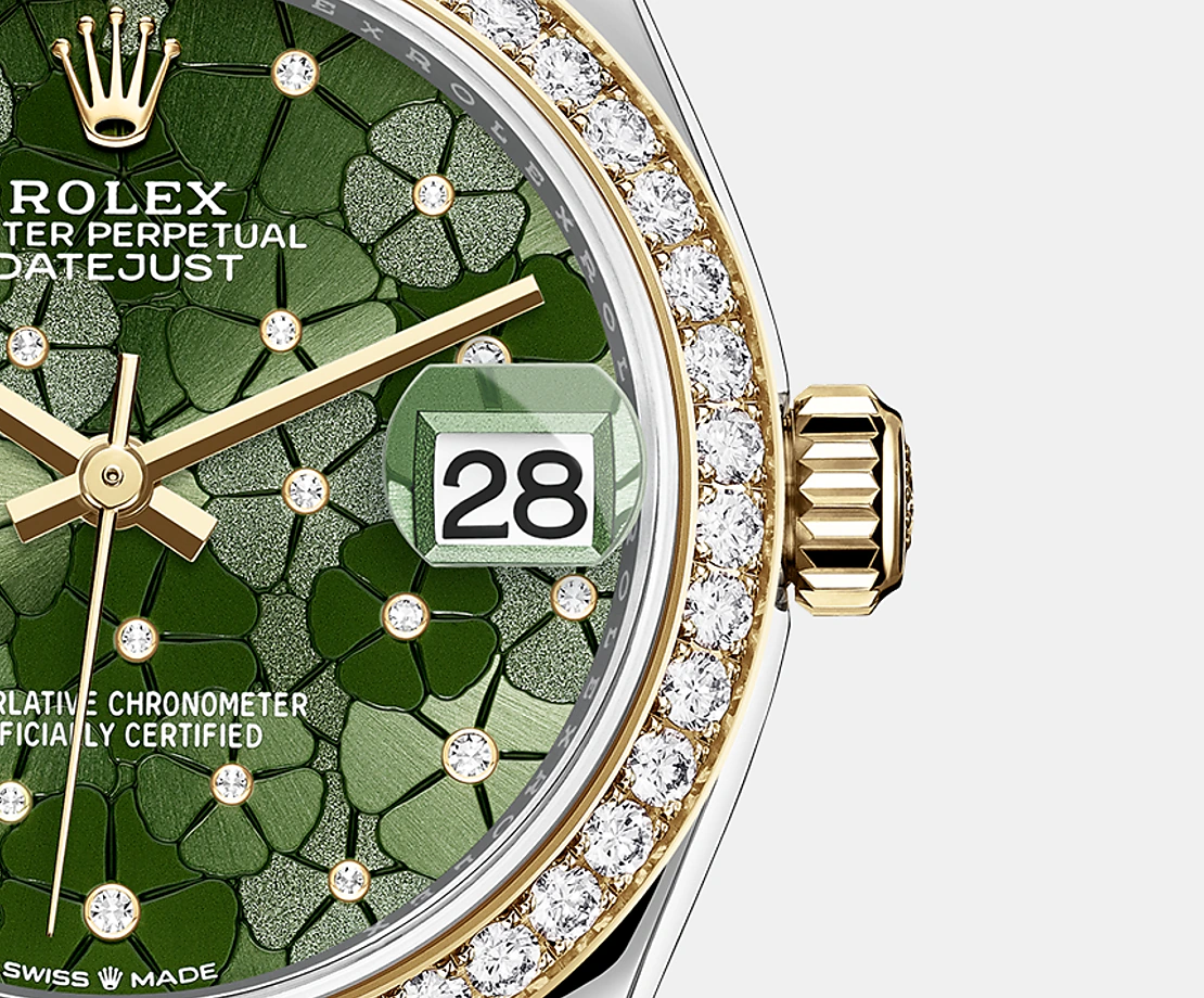 Datejust 31mm, Oystersteel and 18k Yellow Gold with Diamonds, Ref# 278383rbr-0031