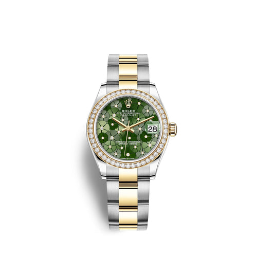 Datejust 31mm, Oystersteel and 18k Yellow Gold with Diamonds, Ref# 278383rbr-0031
