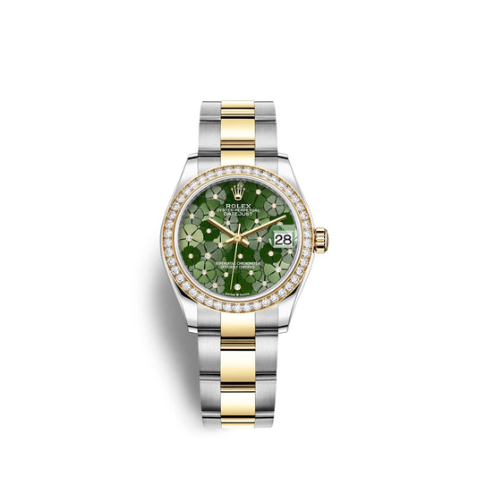Datejust 31mm, Oystersteel and 18k Yellow Gold with Diamonds, Ref# 278383rbr-0031