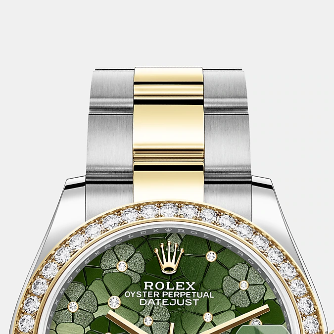 Datejust 31mm, Oystersteel and 18k Yellow Gold with Diamonds, Ref# 278383rbr-0031