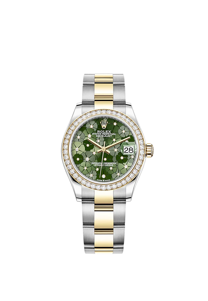 Datejust 31mm, Oystersteel and 18k Yellow Gold with Diamonds, Ref# 278383rbr-0031