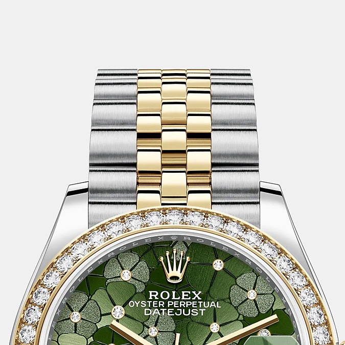 Datejust 31mm, Oystersteel and 18k Yellow Gold with Diamonds, Ref# 278383rbr-0032