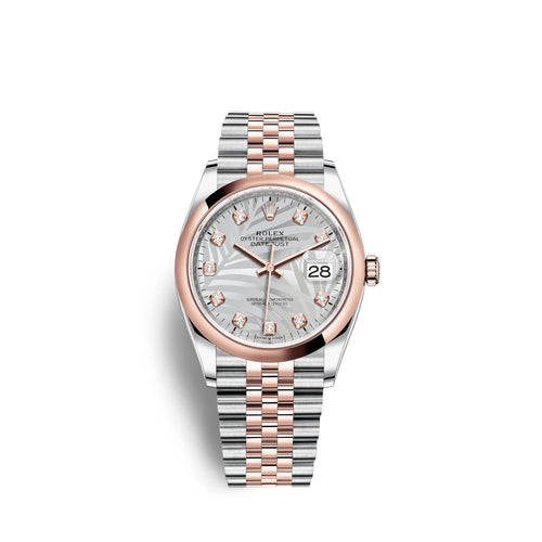 Datejust 36mm, Oystersteel and 18k Everose Gold, Ref# 126201-0037