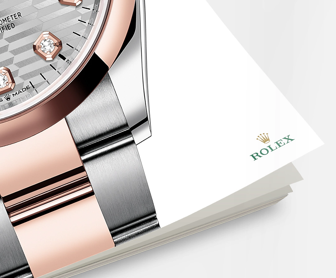 Datejust 36mm, Oystersteel and 18k Everose Gold, Ref# 126201-0040