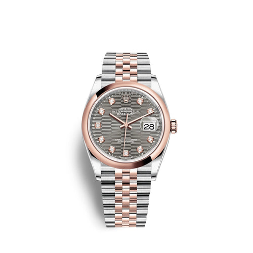 Datejust 36mm, Oystersteel and 18k Everose Gold, Ref# 126201-0041