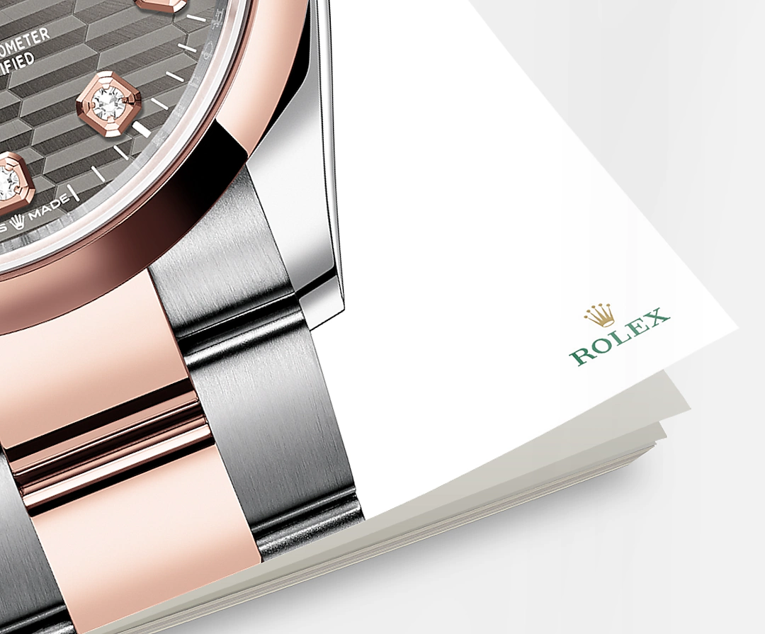 Datejust 36mm, Oystersteel and 18k Everose Gold, Ref# 126201-0042