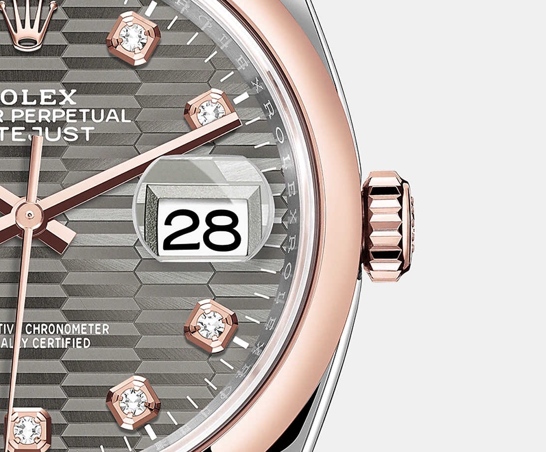 Datejust 36mm, Oystersteel and 18k Everose Gold, Ref# 126201-0042