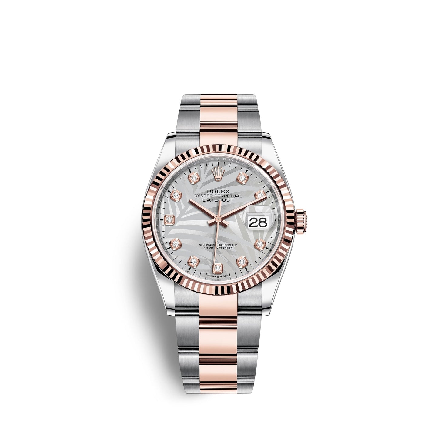 Datejust 36mm, Oystersteel and 18k Everose Gold, Ref# 126231-0038