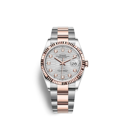 Datejust 36mm, Oystersteel and 18k Everose Gold, Ref# 126231-0040