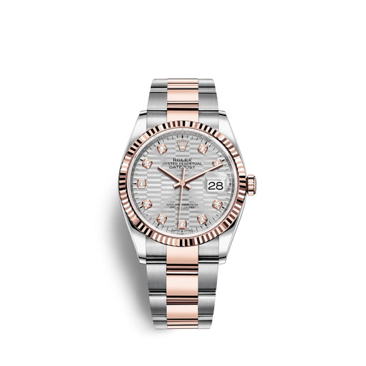 Datejust 36mm, Oystersteel and 18k Everose Gold, Ref# 126231-0040