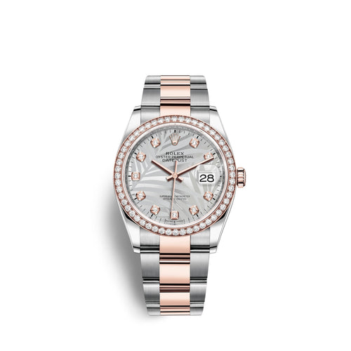 Datejust 36mm, Oystersteel and 18k Everose Gold, Ref# 126281rbr-0026