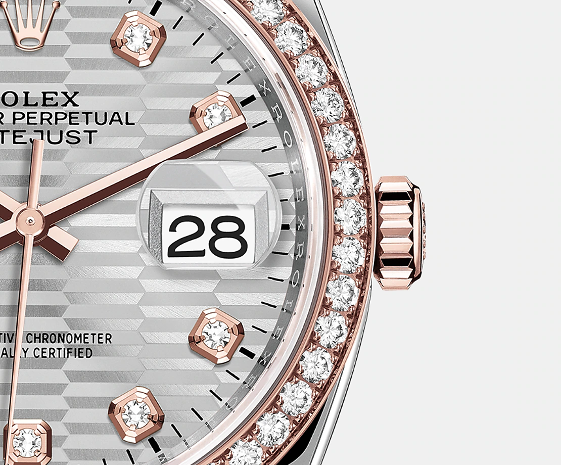 Datejust 36mm, Oystersteel and 18k Everose Gold, Ref# 126281rbr-0028