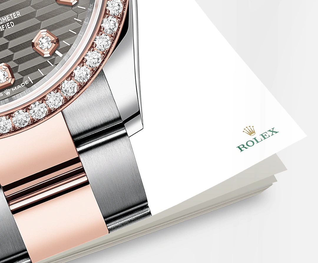 Datejust 36mm, Oystersteel and 18k Everose Gold, Ref# 126281rbr-0030