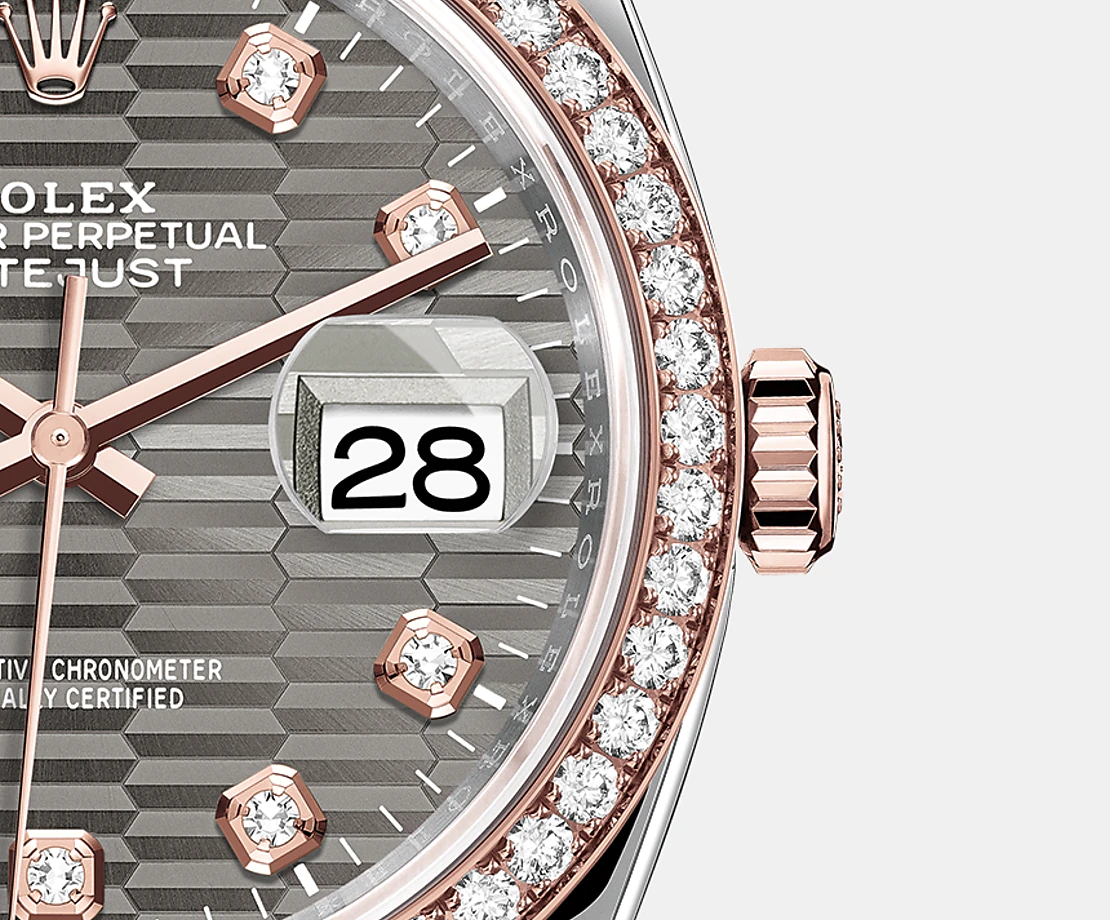 Datejust 36mm, Oystersteel and 18k Everose Gold, Ref# 126281rbr-0030