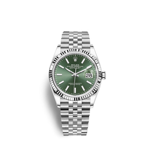 Datejust 36mm, Oystersteel and 18k White Gold, Ref# 126234-0051