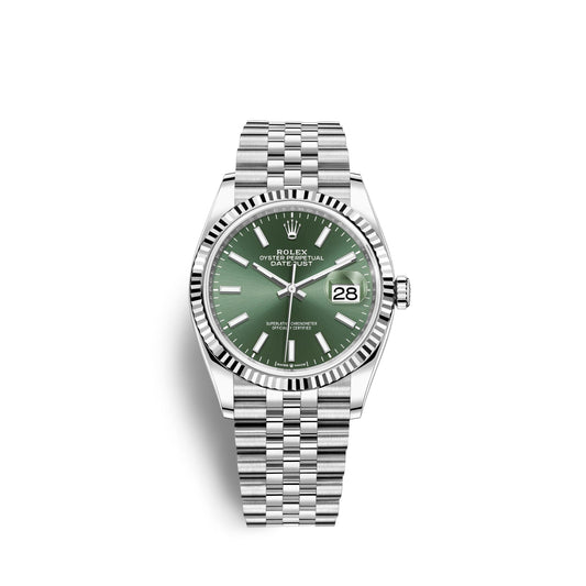 Datejust 36mm, Oystersteel and 18k White Gold, Ref# 126234-0051