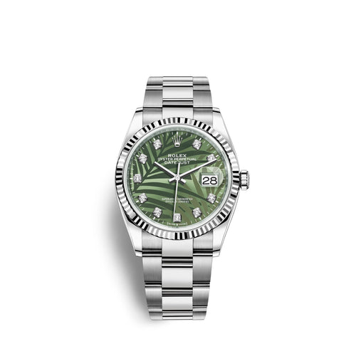 Datejust 36mm, Oystersteel and 18k White Gold, Ref# 126234-0056