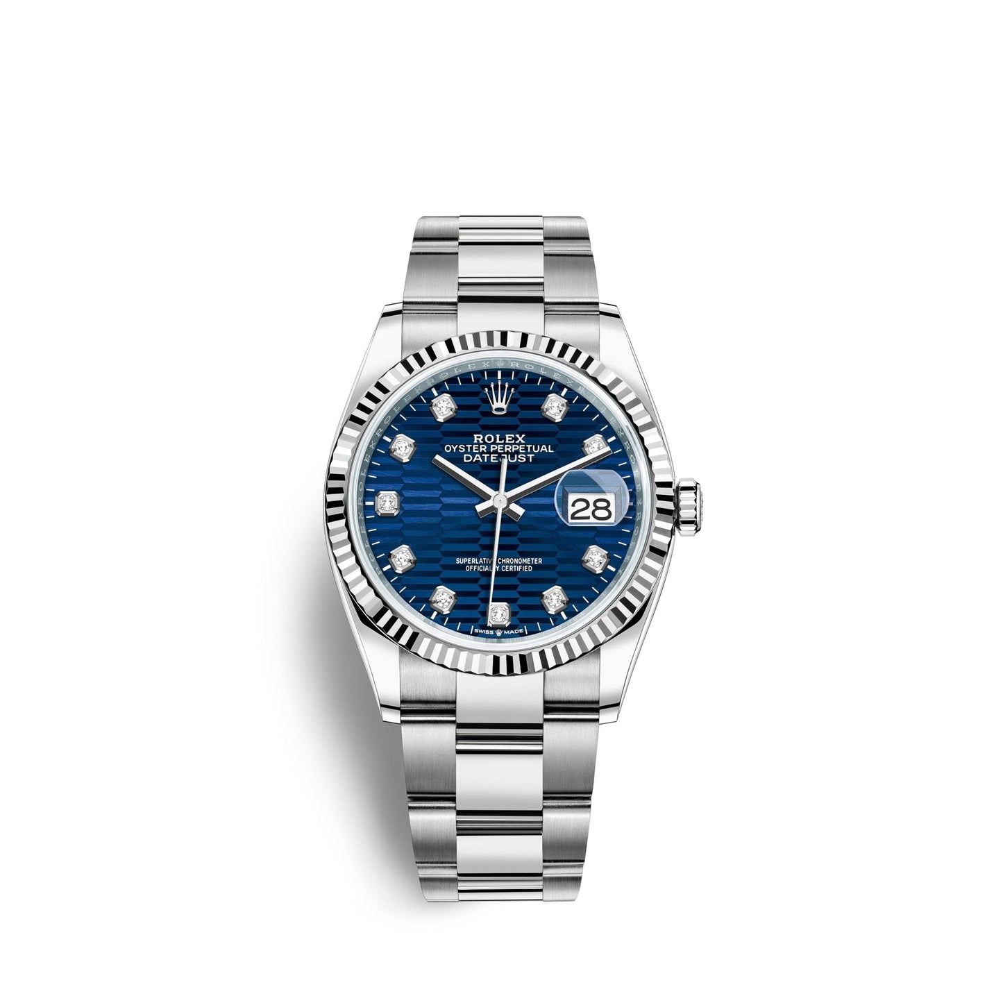 Datejust 36mm, Oystersteel and 18k White Gold, Ref# 126234-0058