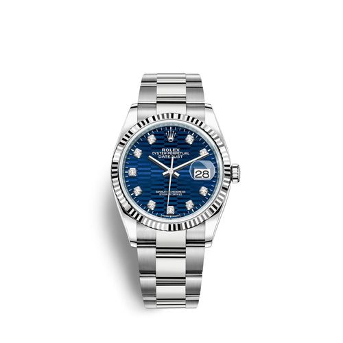 Datejust 36mm, Oystersteel and 18k White Gold, Ref# 126234-0058
