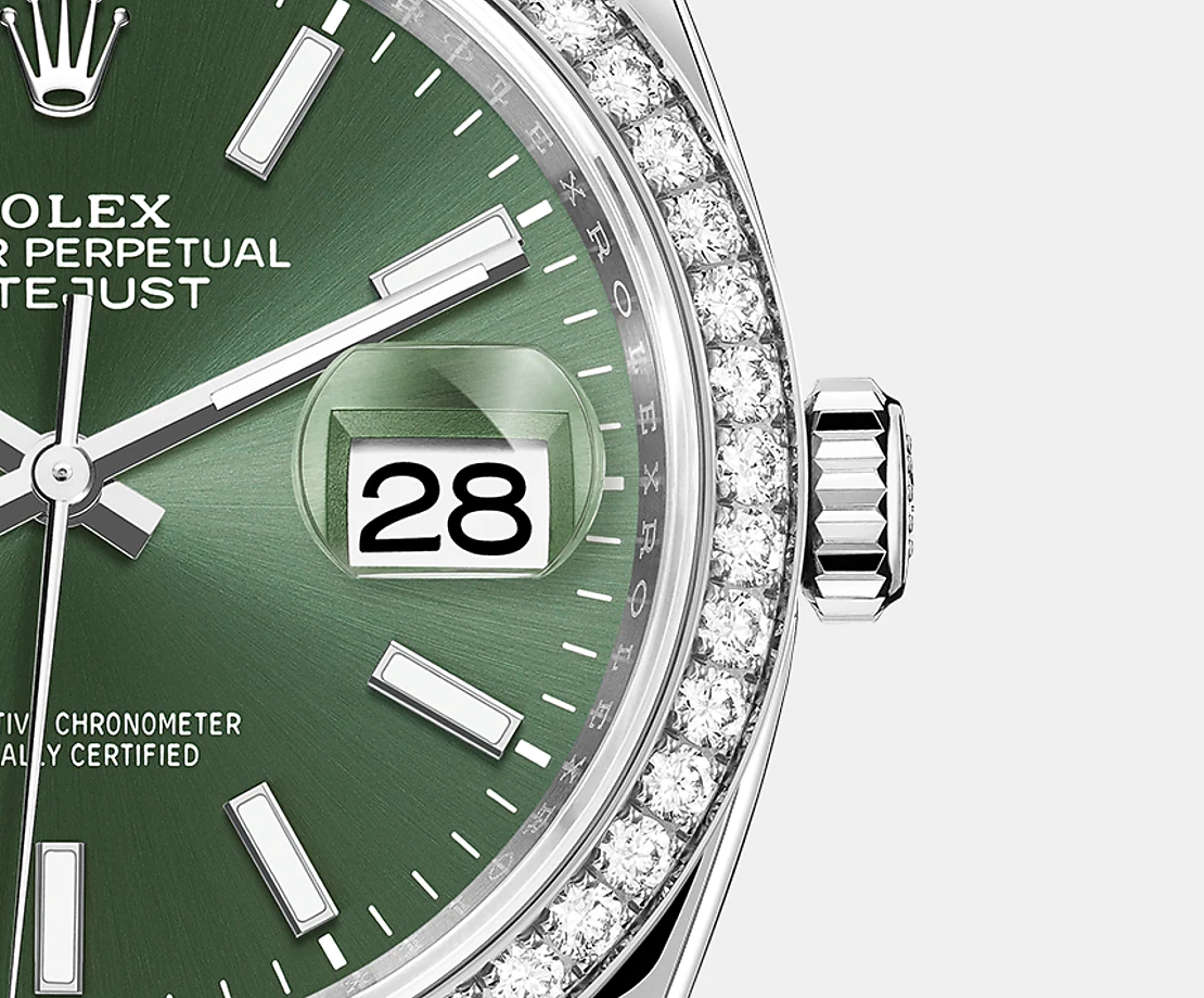 Datejust 36mm, Oystersteel and 18k White Gold, Ref# 126284rbr-0044