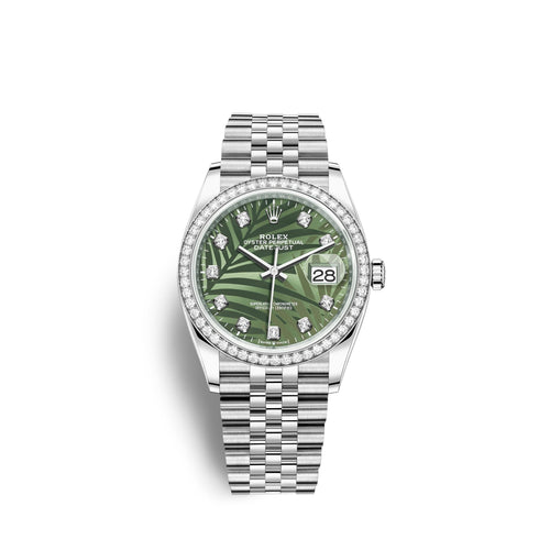 Datejust 36mm, Oystersteel and 18k White Gold, Ref# 126284rbr-0047