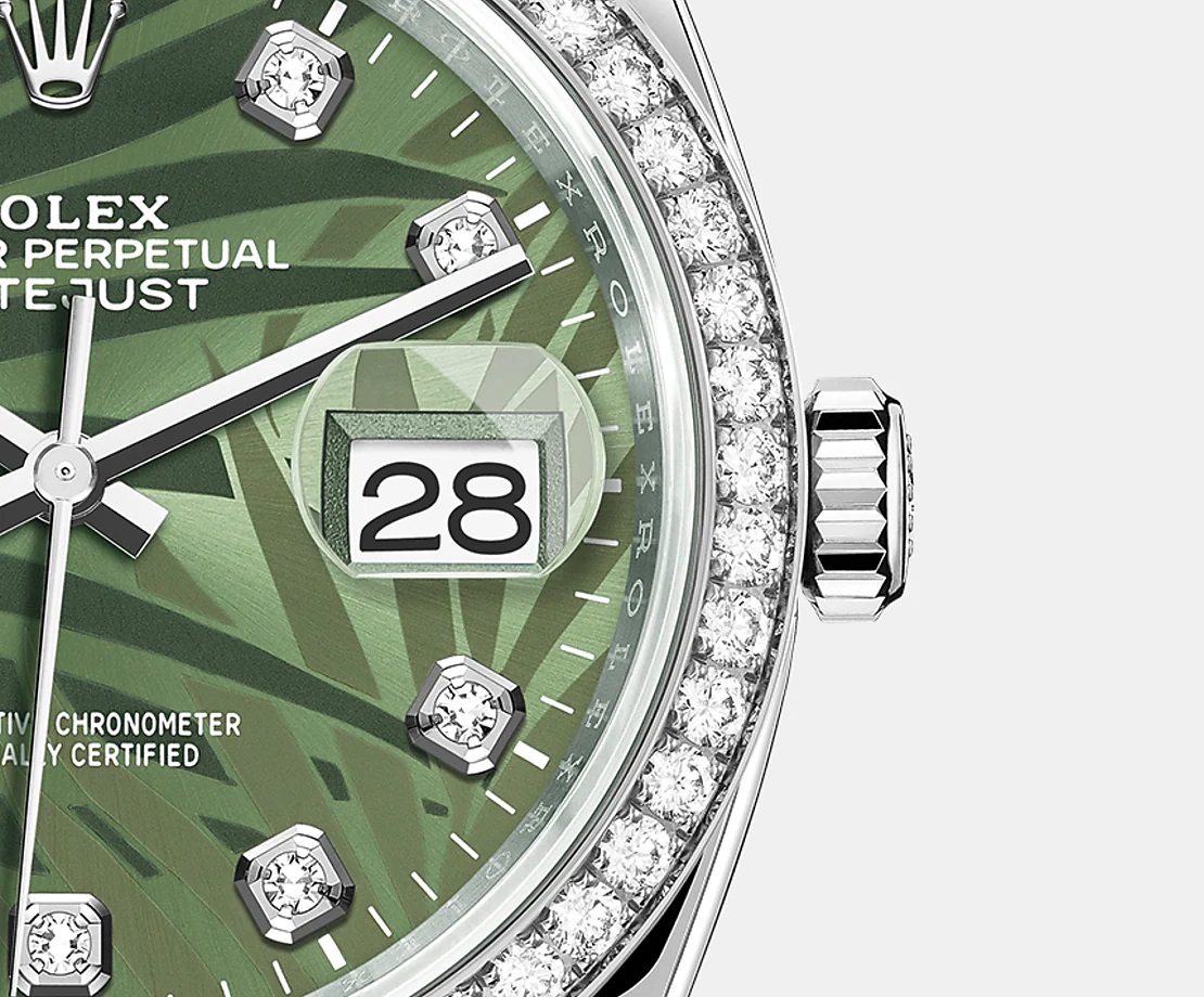 Datejust 36mm, Oystersteel and 18k White Gold, Ref# 126284rbr-0047
