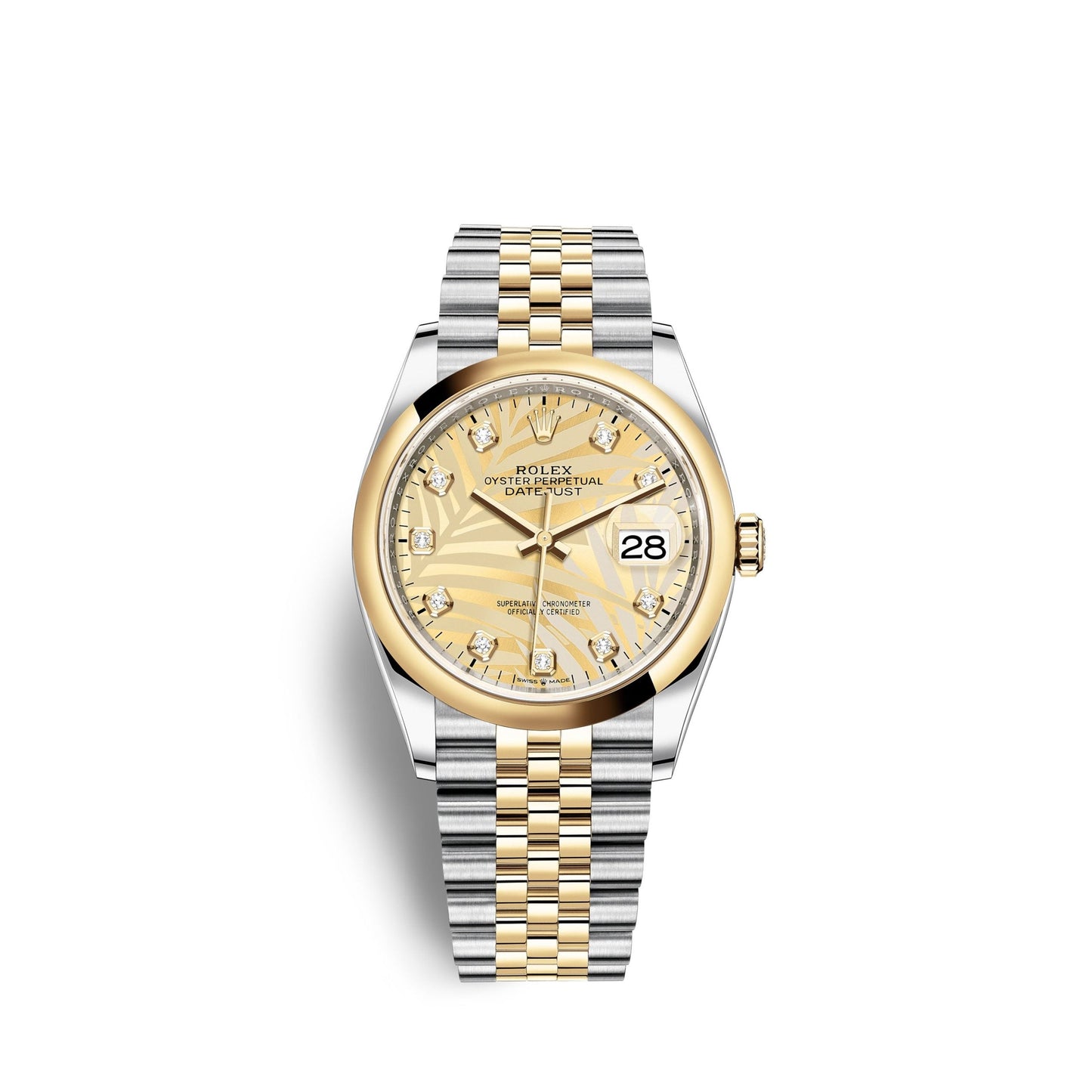 Datejust 36mm, Oystersteel and 18k Yellow Gold, Ref# 126203-0043
