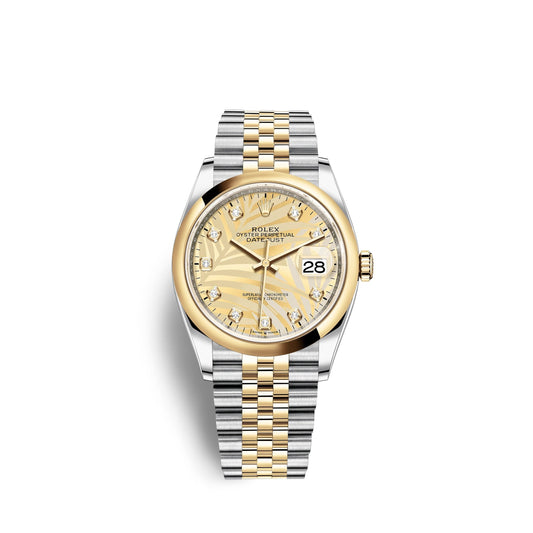 Datejust 36mm, Oystersteel and 18k Yellow Gold, Ref# 126203-0043
