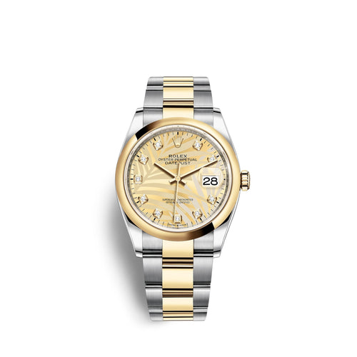 Datejust 36mm, Oystersteel and 18k Yellow Gold, Ref# 126203-0044