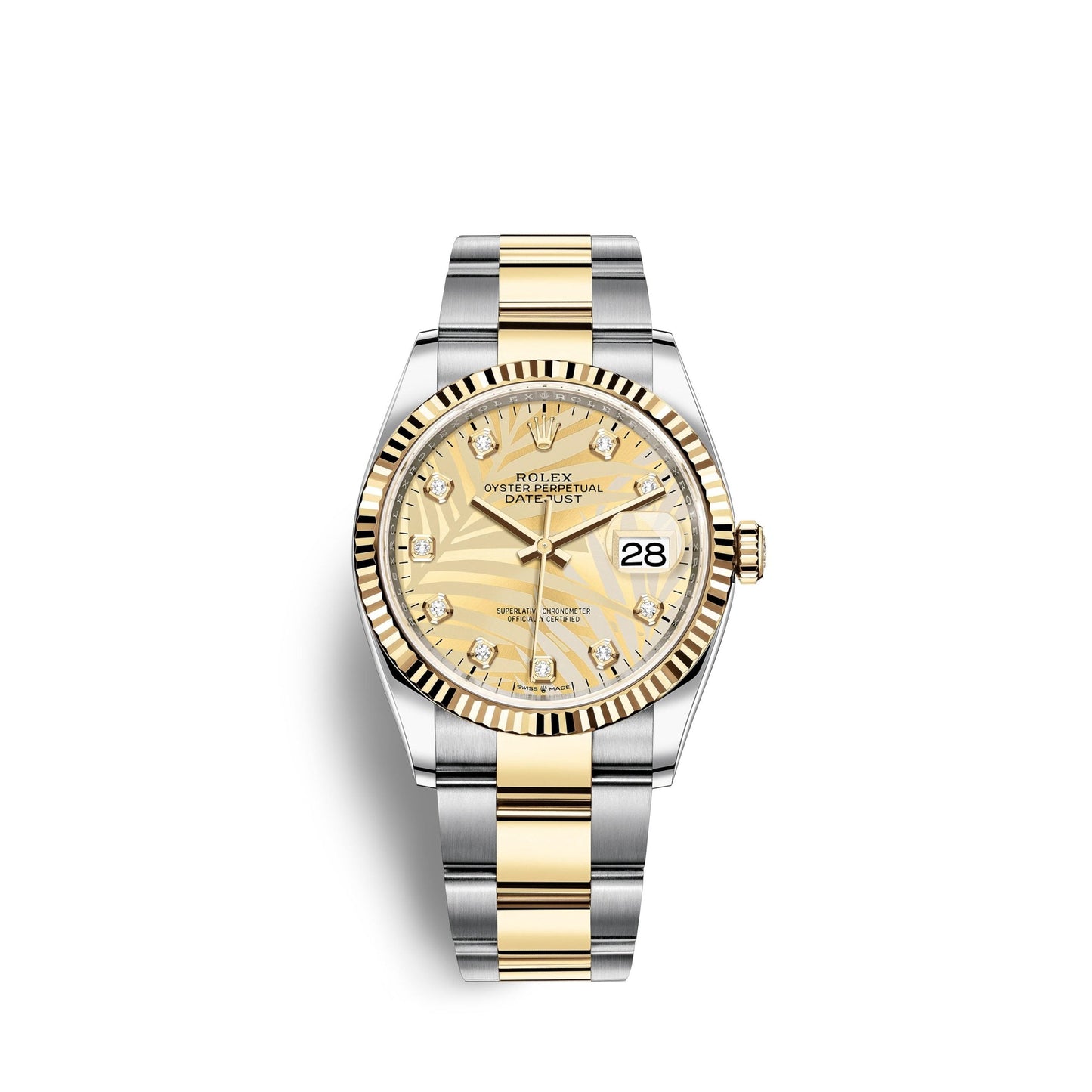 Datejust 36mm, Oystersteel and 18k Yellow Gold, Ref# 126233-0044