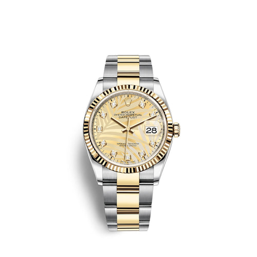 Datejust 36mm, Oystersteel and 18k Yellow Gold, Ref# 126233-0044