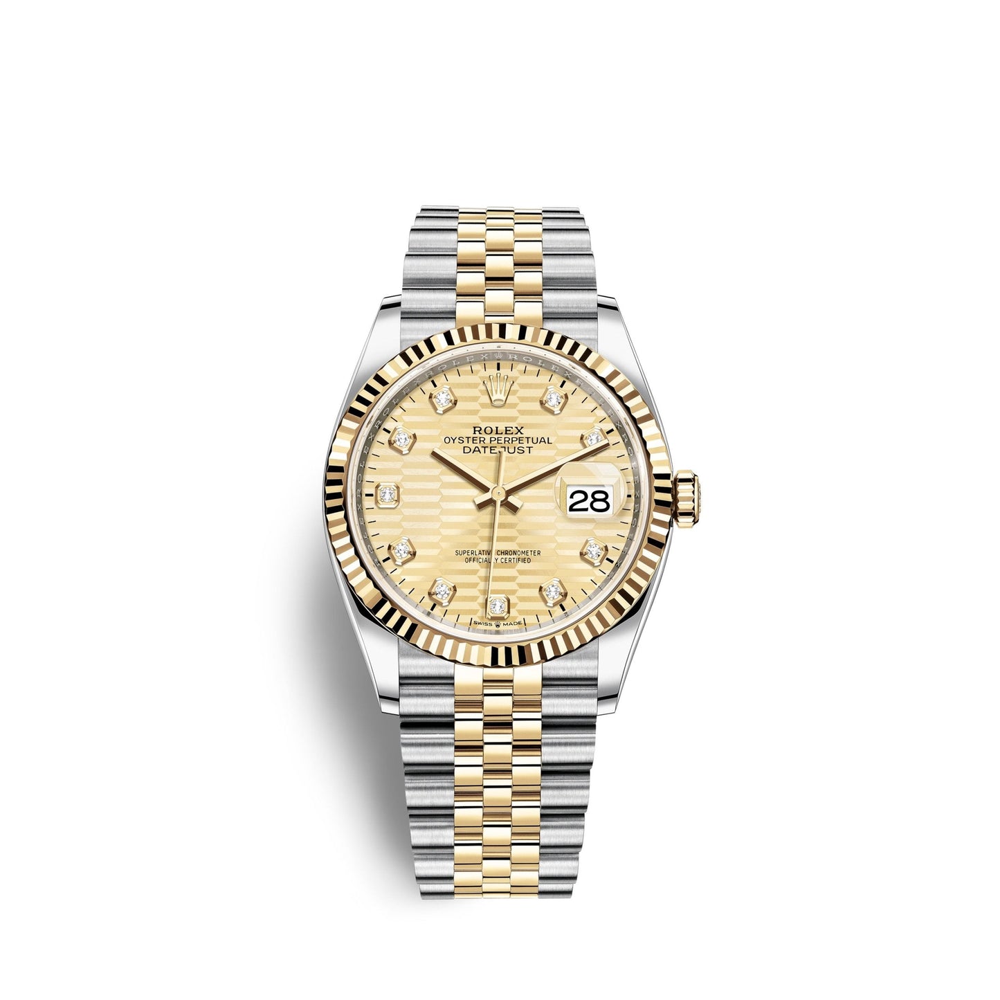 Datejust 36mm, Oystersteel and 18k Yellow Gold, Ref# 126233-0045