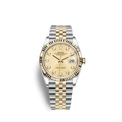Datejust 36mm, Oystersteel and 18k Yellow Gold, Ref# 126233-0045