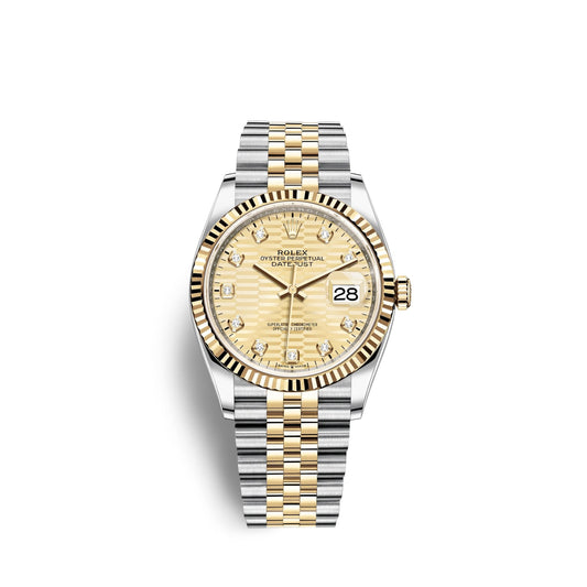 Datejust 36mm, Oystersteel and 18k Yellow Gold, Ref# 126233-0045