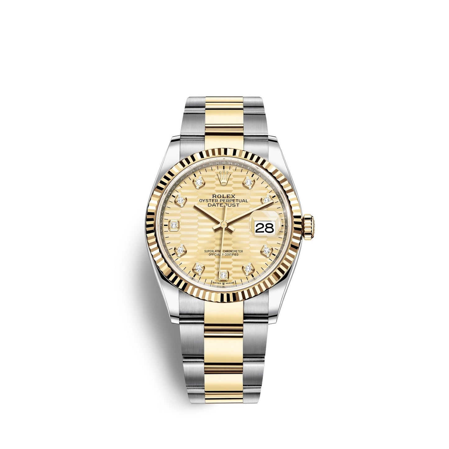 Datejust 36mm, Oystersteel and 18k Yellow Gold, Ref# 126233-0046