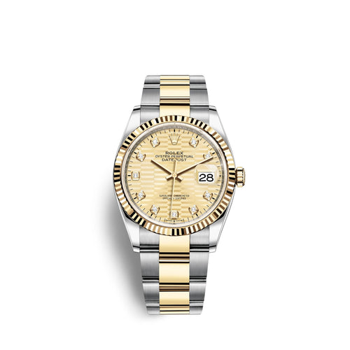 Datejust 36mm, Oystersteel and 18k Yellow Gold, Ref# 126233-0046
