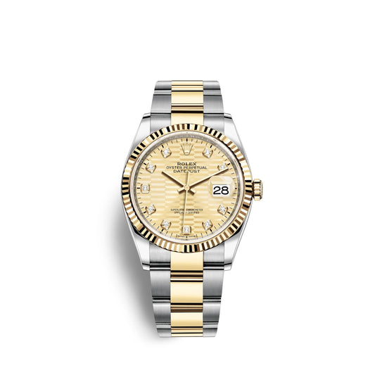 Datejust 36mm, Oystersteel and 18k Yellow Gold, Ref# 126233-0046