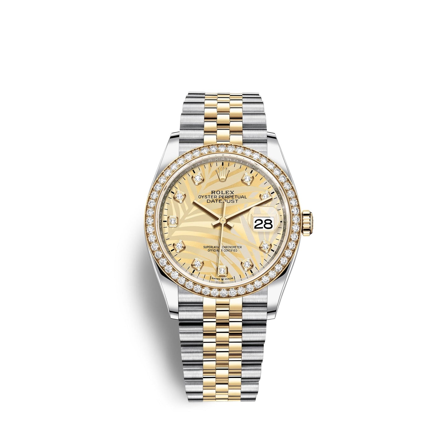 Datejust 36mm, Oystersteel and 18k Yellow Gold, Ref# 126283rbr-0029